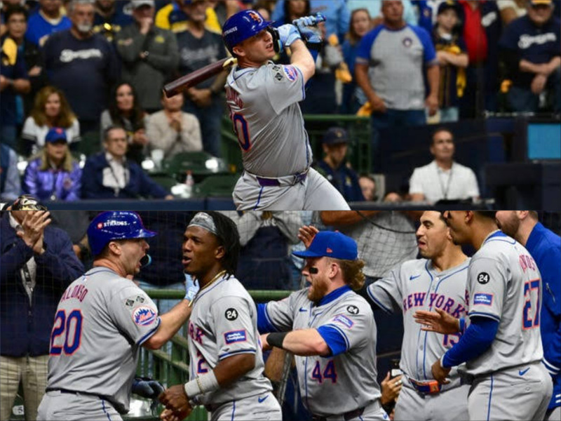 MLB playoffs: Pete Alonso inspires Mets comeback victory over Brewers in NL wild-card Game 3